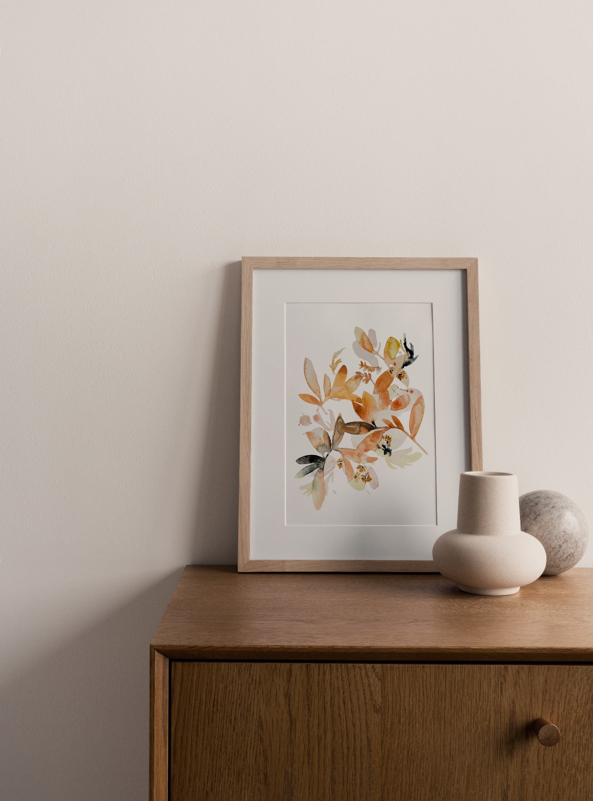 Original work Soft Bronze Watercolor 