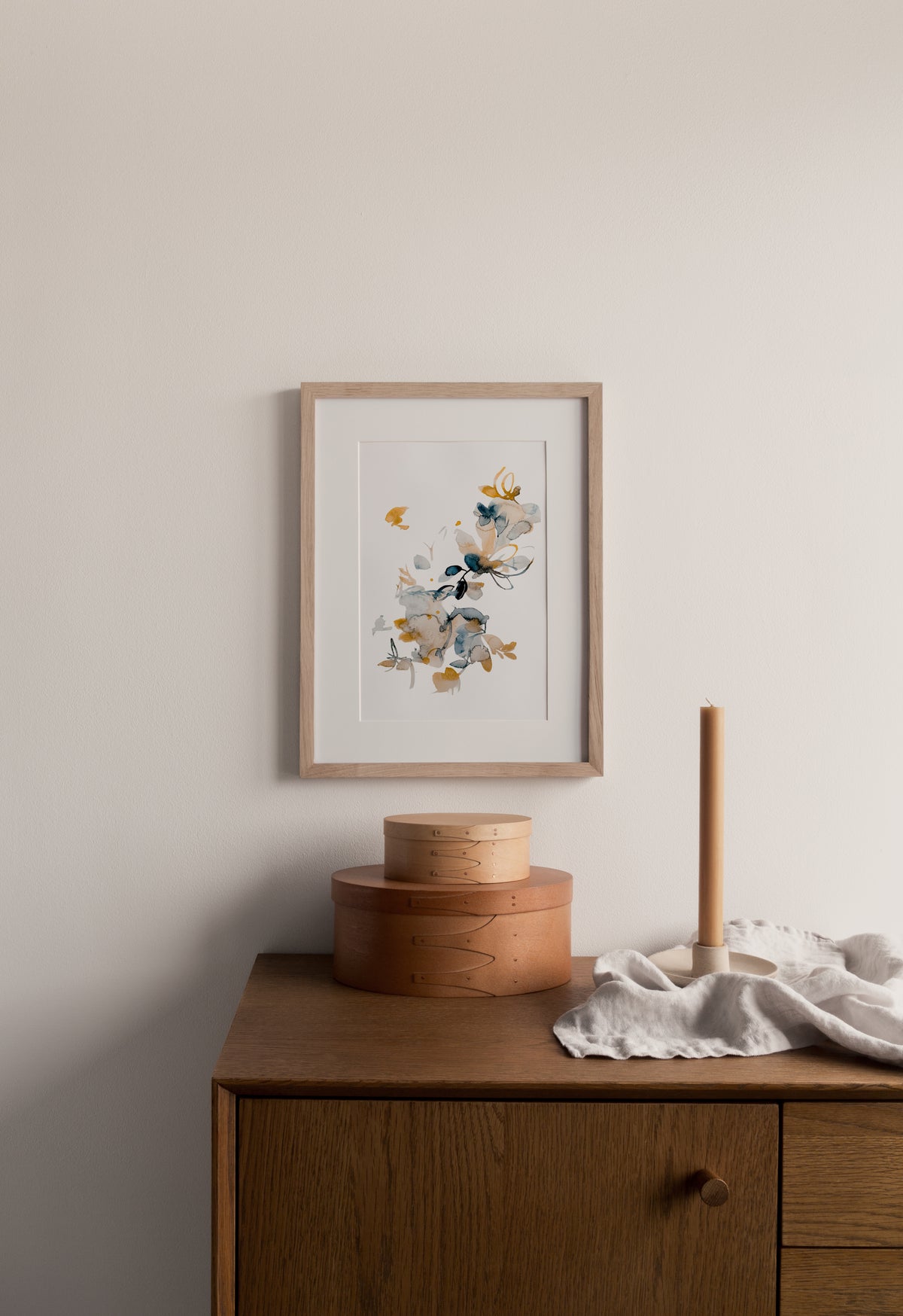 Original Watercolor Work Joy 